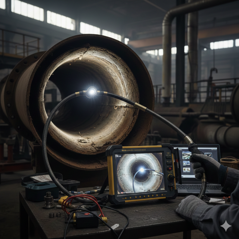 Inspeção de Tubulações com Endoscopia Industrial: Otimize a Manutenção Preventiva